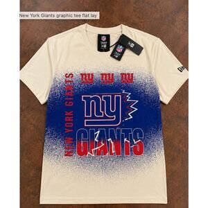 New York Giants NFL Team Apparel New Era Mens Large Graphic T Shirt NWT
